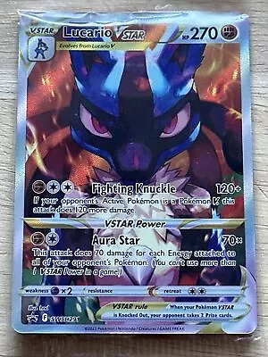 $7.95 • Buy Lucario Vstar - SWSH291 - SWSH SEALED Ultra Rare Promo - NM/M - Pokemon Card