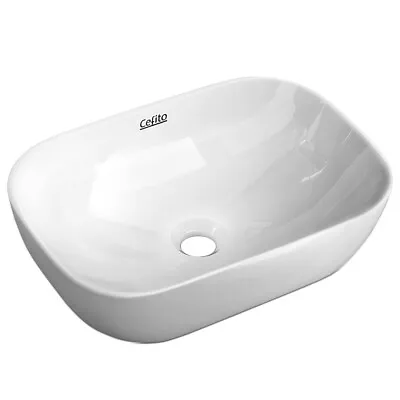 Cefito Ceramic Bathroom Basin Sink Vanity Above Counter Basins White Hand Wash • $60.09