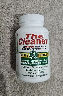 The Cleaner 14 Day Mens Formula The Ultimate Detox Fast Free Shipping • $24.95