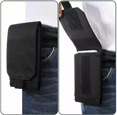 For  IPhone 14 13 12 11 XR Pro Pouch Bag Holder Belt Outdoor Army Tactical Cover • £5.98