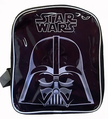 £4.17 • Buy Disney Star Wars 'Darth Vader' Pvc Front School Bag Rucksack Backpack New Gift