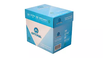 A4 Paper 80gsm White Plain Printer Business Paper Copy 5 Reams Box 2500 Sheets • £23.99