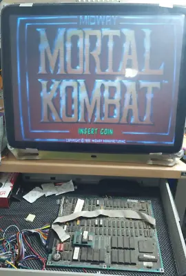 Mortal Kombat 1 Jamma PCB Original Midway Version (Y-Unit Nibble Board) Works • $315