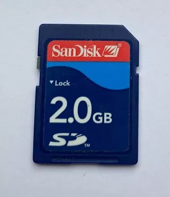 Sandisk 2GB SD MEMORY CARD - Tracked Postage • $10