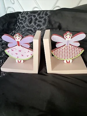 Children’s Fairy Wooden Bookends Perfect Present • £12