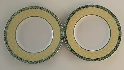 Two Villeroy & Boch Germany Switch Summerhouse Acacia Dinner Plates 10.5  • $64.77