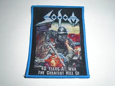 Sodom 40 Years At War Woven Patch • $10.99