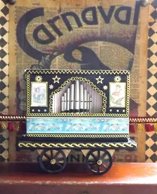 Dolls House Miniatures - Extremely Rare Victorian Fairground Barrel Organ • £185