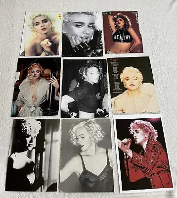 MADONNA Clip Collection Posters Music Magazines Vintage Rare 1980s 1990s • $17