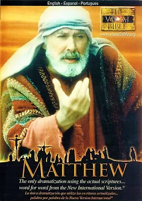 Gospel Of Matthew The Visual Bible DVD- New And Sealed-Free Shipping • $8