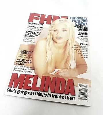 MELINDA  MESSENGER / CAPRICE  FHM Magazine APRIL 1997/ UK PUBLICATION  • £15