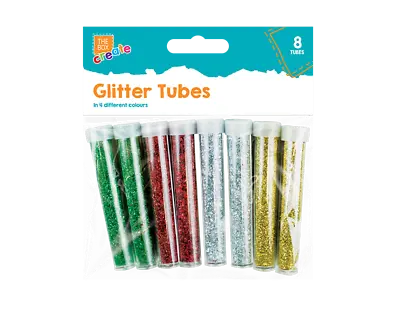 £3.85 • Buy Glitter Tubes Creative Craft Card Making Kids Sparkle Decoupage Scrapbooks