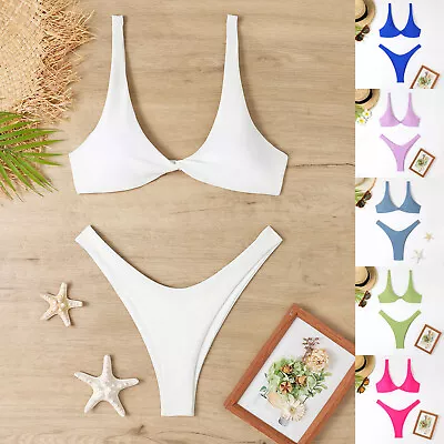 Sexy Bikini Swimsuit Women Swimwear Push Up Bikini Set Thong Brazilian Bathing • $17.88