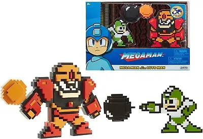 MegaMan Classic 8-Bit Figures 2-Pack Mega Man Vs. Guts Man - New • $13.90