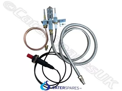 TANDOORI PILOT ASSEMBLY KIT BURNER IGNITION THERMOCOUPLE SHAAN SHAHi CLAY OVEN • £55