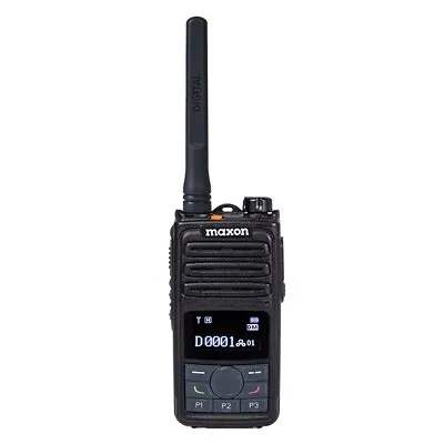 MAXON MDP-6124 VHF DMR Tier II TDMA/ Analog Portable Radio 5W 2500 Channels • $356