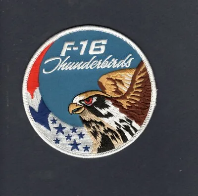 USAF THUNDERBIRDS F-16 Fighting Falcon Swirl Demo Team Squadron Patch • $7.99