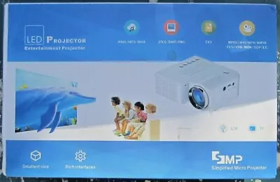 Home Cinema Entertainment Led Simplified Micro Projector Hdmi Uc28b • $24.95