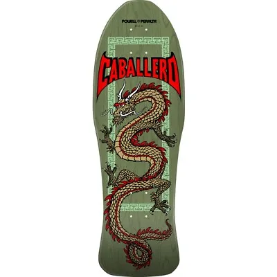 Powell Peralta Steve Caballero Skateboard Deck - Chinese Dragon - Green Stain • $84.90