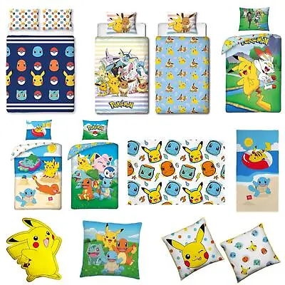 £22.89 • Buy Pokemon Bedroom Pikachu Pokeball - Duvet Cover Sets, Curtains, Cushions