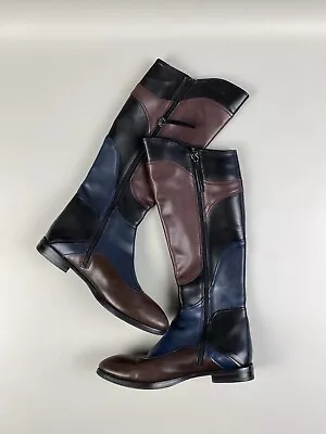 Miu Miu Ladies Leather Over The Knee Boots Shoes Size 37  • $250