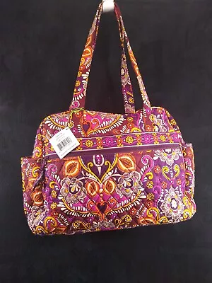 Vera Bradley Baby Bag Safari Sunset Beautiful Tote Changing Pad Daycare Bag • $72.99