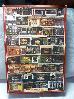 Pubs And Shops Of London Puzzle 1000 Piece Waddingtons Deluxe #10224 28  X 19  • $14.99