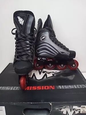 Mission Helium He150 Roller Hockey Skates ('05 Model) Jr Size 2 • $49.99