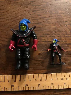 TSR 1983 Dungeons & Dragons D&D - 2 X Zarak Action Figures Half Orc Assassin ORK • £15