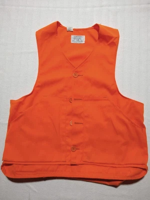 $14.95 • Buy Orvis Upland Game Hunting Shooting Vest BLAZE ORANGE Medium