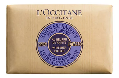 L'Occitane Shea Lavender Extra-Gentle Soap 8.8 Oz. Bar Soap • $21.30