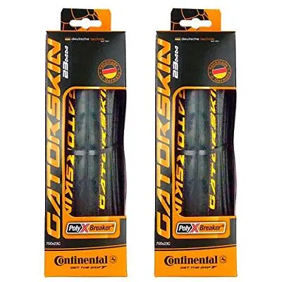 Continental GatorSkin DuraSkin Tire 2-Count (Folding 700 X 25mm) Black • $312.42