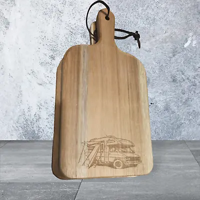 Acacia Chopping Board - Camper Van • £7.50