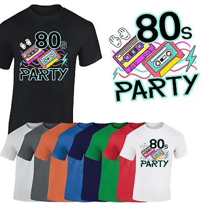 I Love The 80's Retro Mens T-Shirt Pop Fancy Dress Unisex Party Gift TShirt • £8.99