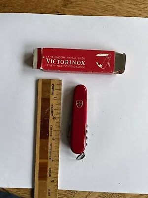 Vintage Original Swiss Army Pocket Knife With Box • $10