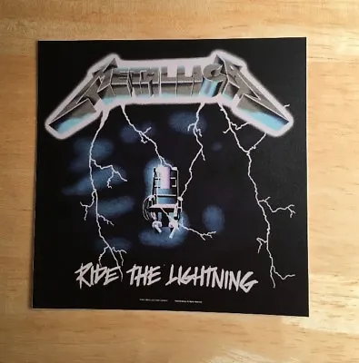 Metallica Sticker Ride The Lightning • $3.99