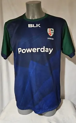 London Irish Exiles BLK Rugby Player Issue Jersey Shirt Men’s Size XXXL  • £39.99