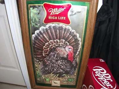 Miller High Life Beer Mirror Wild Turkey Robert Evans 4th Of 6 Series #5 • $99.99