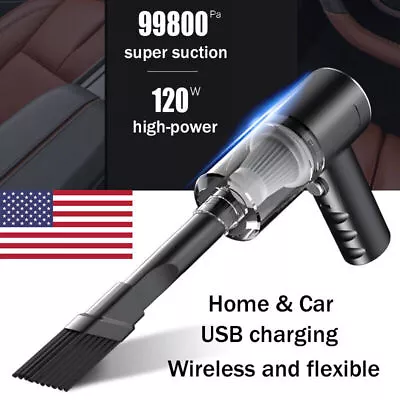 120W Handheld Vacuum Cleaner Cordless Small Mini Portable Car Auto Home Wireless • $9.95