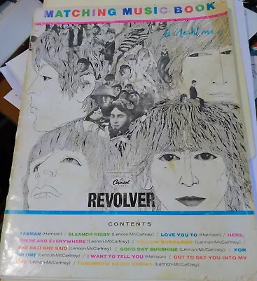 Vintage The Beatles - Revolver Matching Music Book 1966 Songbook With All Photos • $13.95