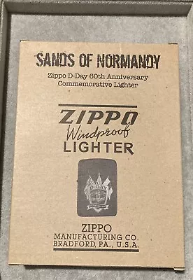 Zippo Sands Of Normandy 60th Anniversary Commemorative Lighter Set (sealed) • £260