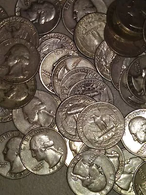 Washington Quarters 90% Silver 1932 - 1964 Circulated You Choose Quantity • $6.79