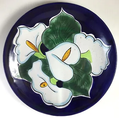 Vintage Talavera Calla Lily Plate 9.5  • $15