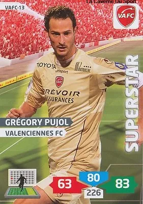 $3.21 • Buy Vafc-13 Gregory Pujol # Valenciennes.fc Card Adrenalyn Foot 2014 Panini