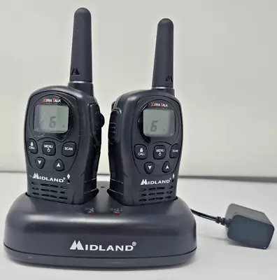 Midland LXT500PA Xtra Talk Two Way Radio 2 Pack W/ Charger And Batteries • $25