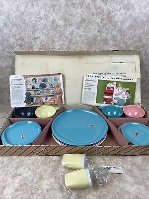 Vintage MCM Boonton Ware Belle Melmac Set Of 16 W Box Salt And Pepper Shakers • $175