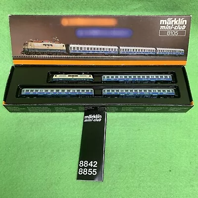 Märklin Z Scale Mini Club 8105 Train Set Made In West Germany Airport Express • $94