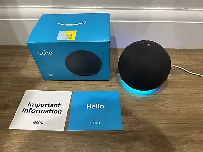 Amazon Alexa Echo 4th Gen With Premium Sound Boxed Great Condition • £30