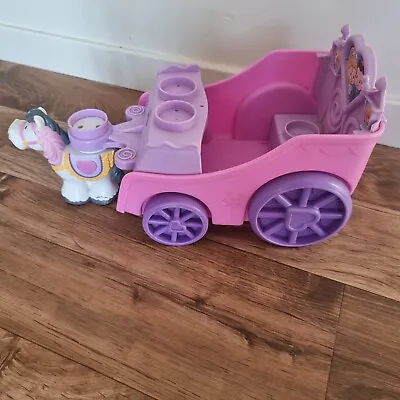 Fisher Price Little People Disney Princess Cinderella Royal Wedding Carriage • $30