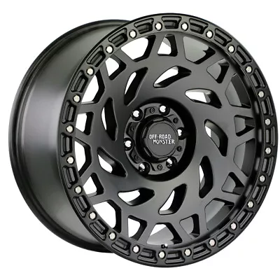 Off-Road Monster M50 17x9 6x135 +0mm Gloss Black Wheel Rim 17  Inch • $232.50